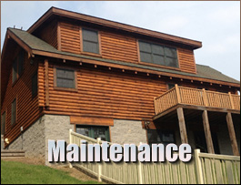  Sterrett, Alabama Log Home Maintenance